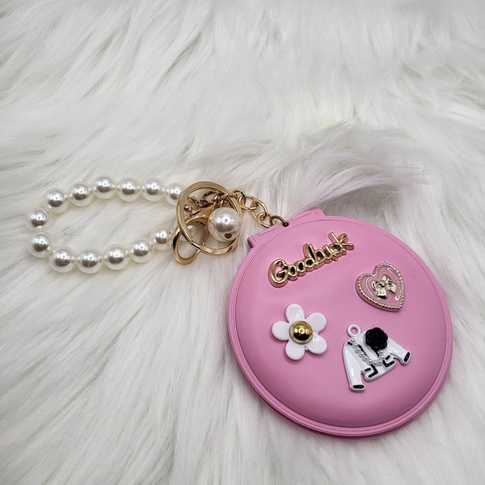 Designer Keychain Mirror Compact - Picture 4 of 9